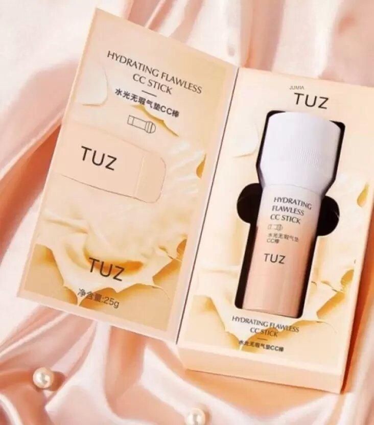 Cream Stick With Soft Puff Hydrating Flawless Full Coverage Foundation - Timecraze