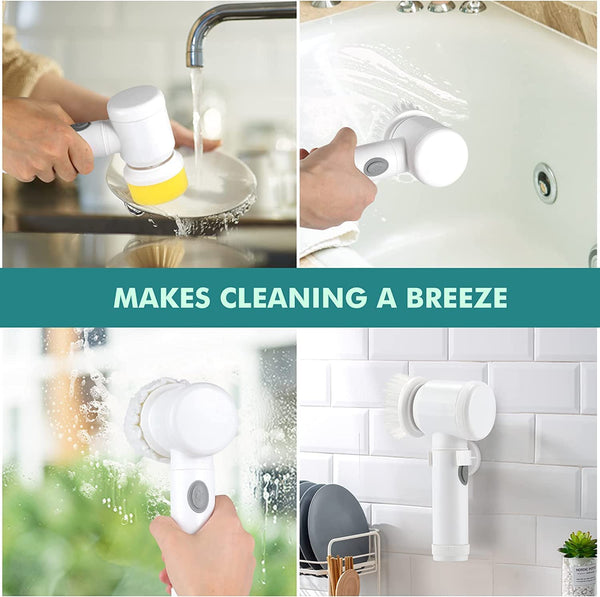 5 in 1 Electric Magic Brush Cleaning Rechargeable Electric Automatic Cleaner