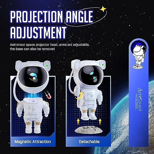 Astronaut Galaxy Projector with Remote Control - Timecraze