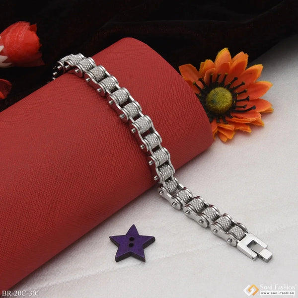 Unique Design Premium-Grade Quality Silver Color Bracelet- Style C301