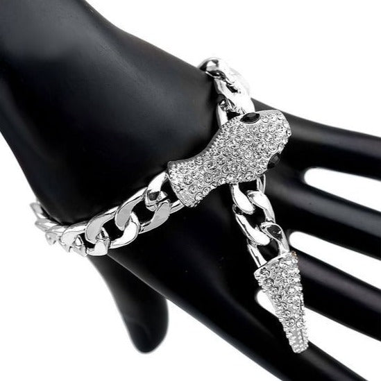 Amazing Snake Chain hand Bracelet
