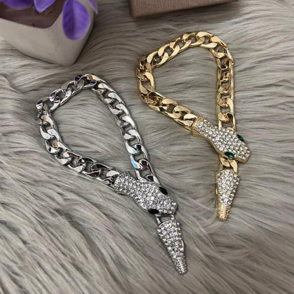 Amazing Snake Chain hand Bracelet