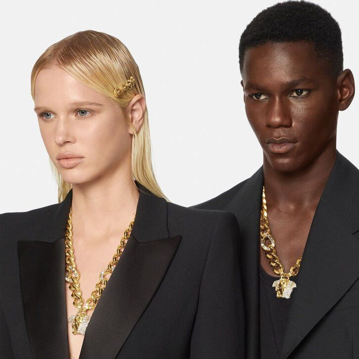 Amazing Palazzo Crystal Chain Necklace