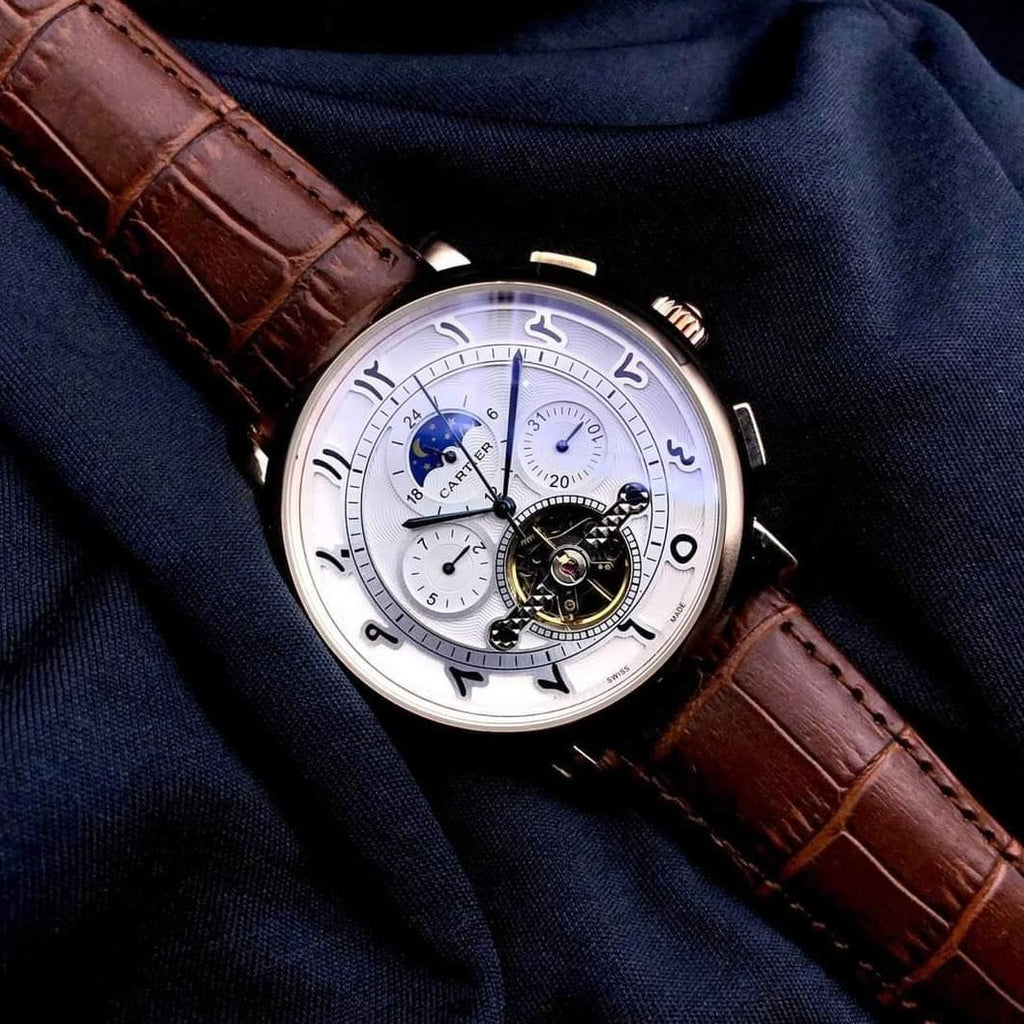 Amazing Rotating Tourbillon men's Luxury watch