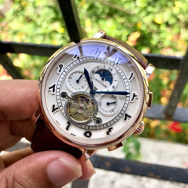 Amazing Rotating Tourbillon men's Luxury watch