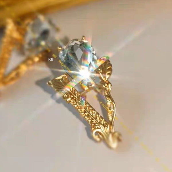 Virtus Crystal Stud Earrings - Timecraze