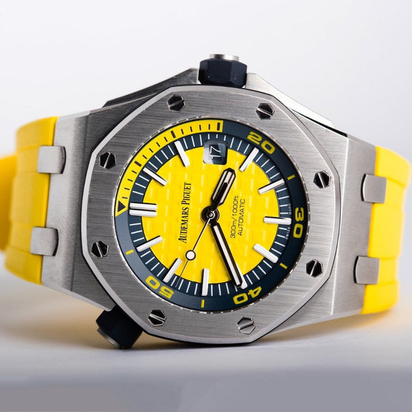 Royal Oak Offshore Silver Yellow watch - Timecraze