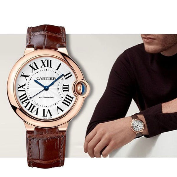 Amazing CR Brown Leather Belt watch - Timecraze