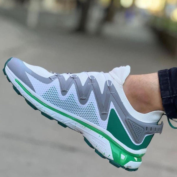 SALOMON XT-RUSH WHITE GREY GREEN SNEAKERS - Timecraze