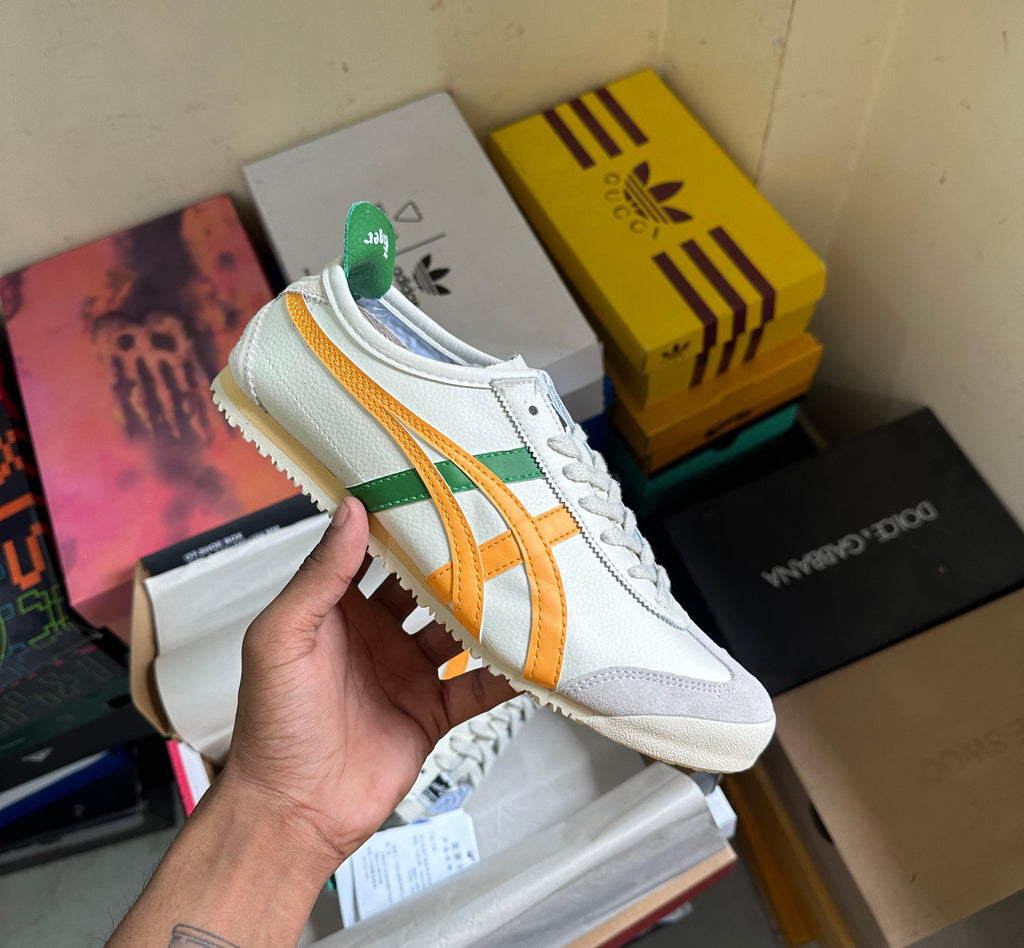 Tiger Mexico66 cream citrus Shoes - Timecraze