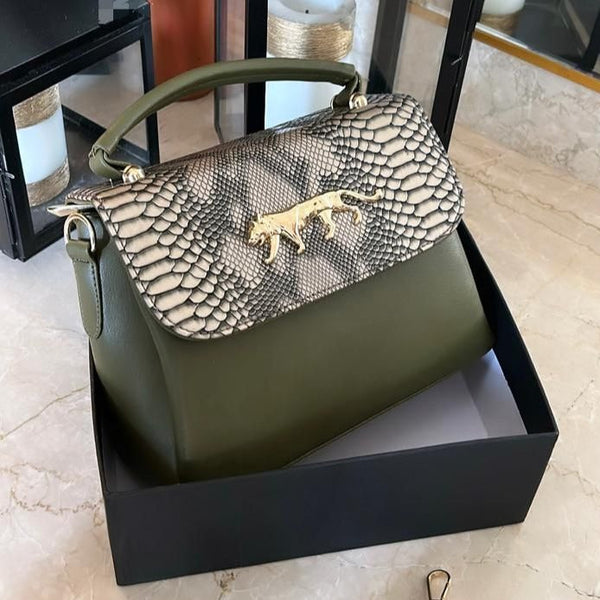 Calcutta Snake Flap Bag - Timecraze