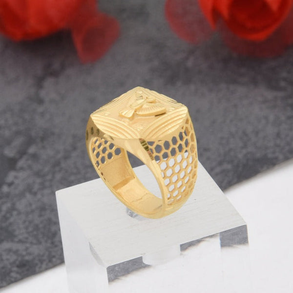 1 Gram Gold Plated Bird Superior Quality Gorgeous Design Ring for Men - Style B421