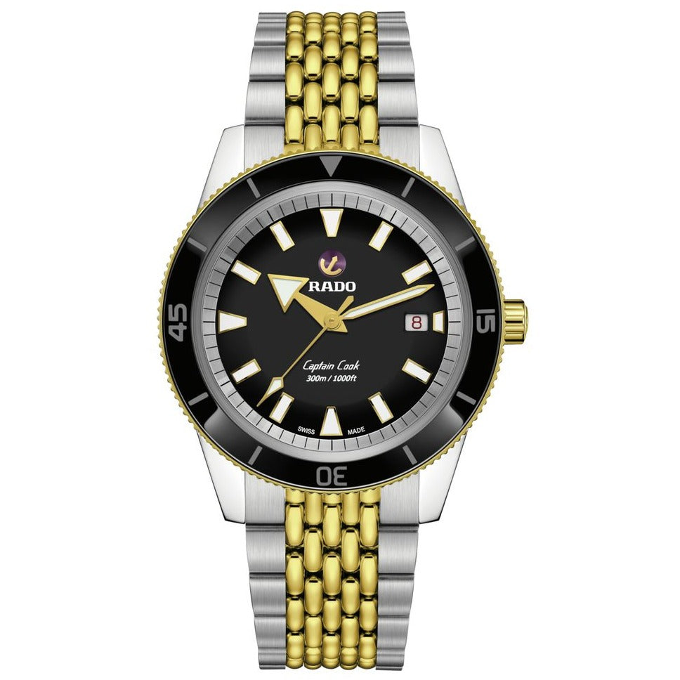 Amazing Premium Heavy Quality Gold Silver Watch