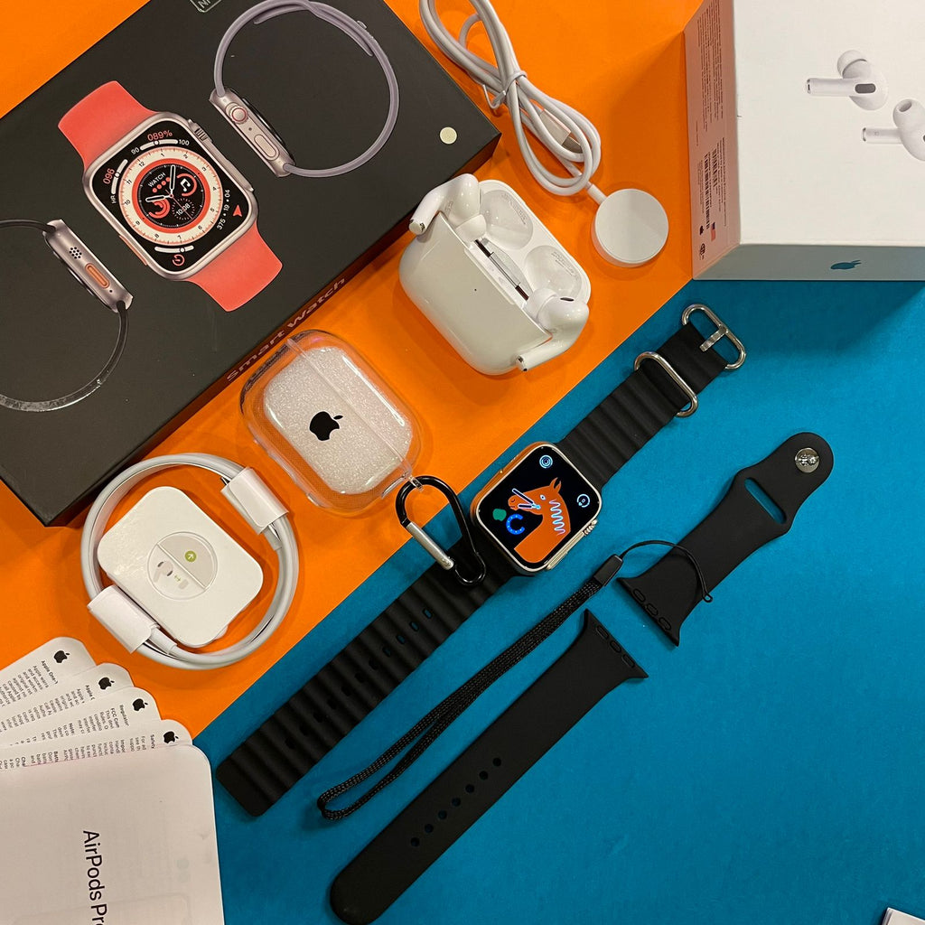 remarkable 𝐙55 Ultra Smart Watch & Airp ods Combo