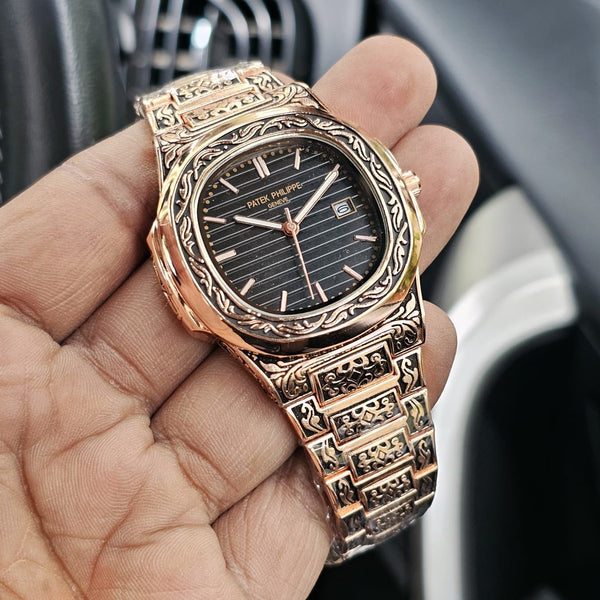 Amazing Hand Engraved PP Watch