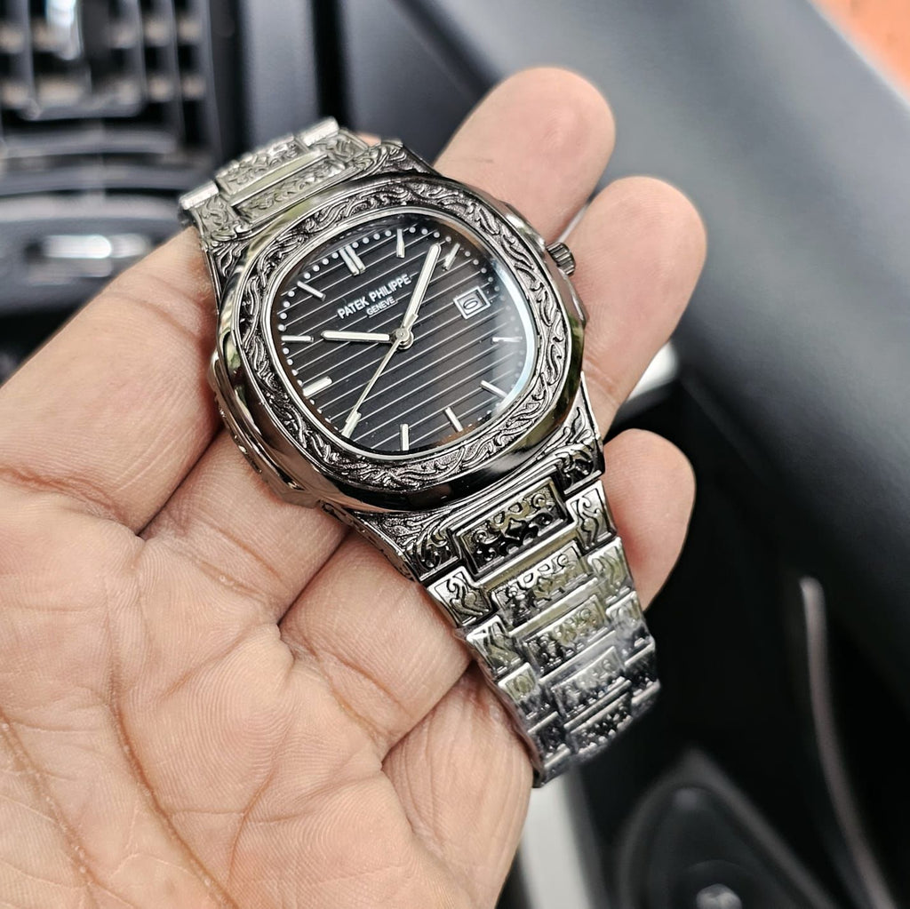 Amazing Hand Engraved PP Watch