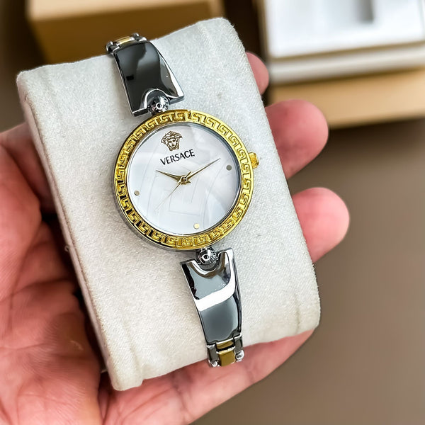 stunning Gold and Patent Dial designs watch - Timecraze