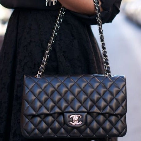 Classic Flap Bag Quilted Gold tone Jumbo Shoulder Bag - Timecraze