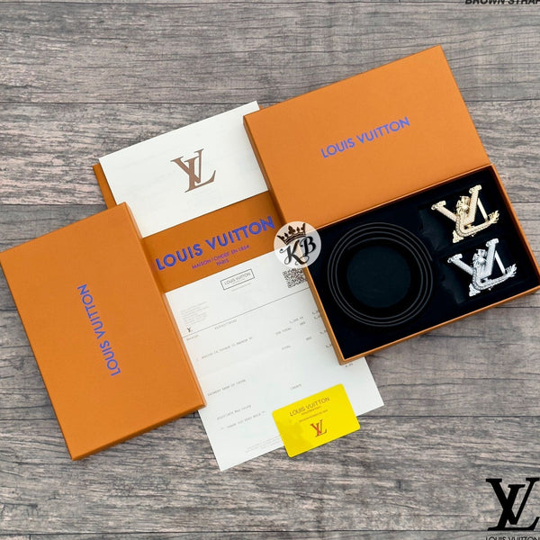Lv premium luxury double buckle belt set - Timecraze