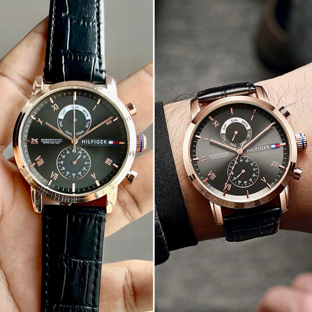 Amazing TH Leather belt luxury watch - Timecraze
