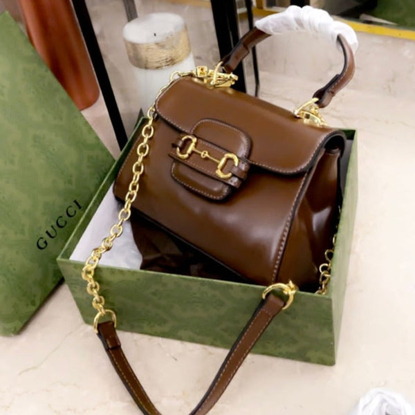 Gc Horsebit Leather Bag - Timecraze