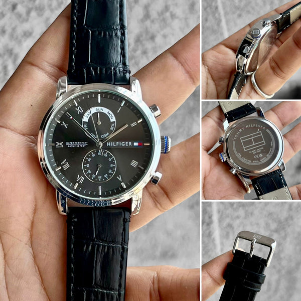 Amazing TH Leather belt luxury watch - Timecraze