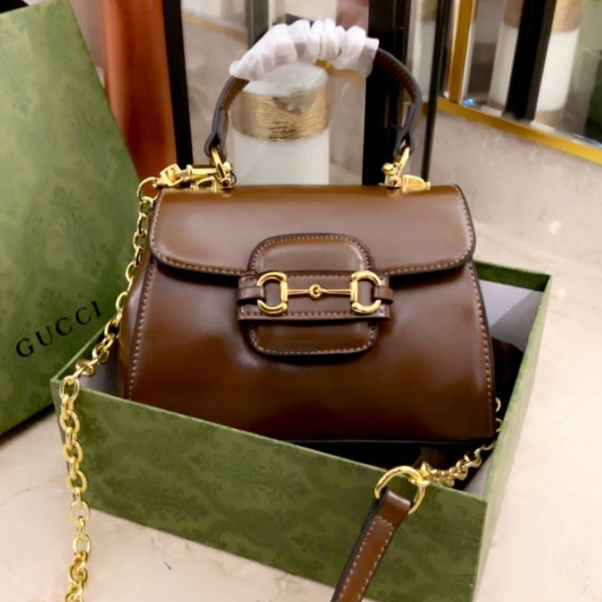 Gc Horsebit Leather Bag - Timecraze