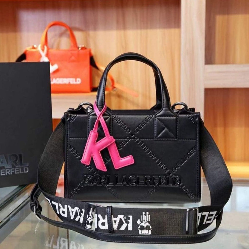 Lagerfeld Embossed Medium Bag - Timecraze