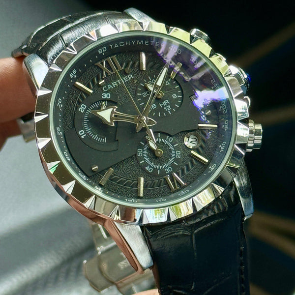 Ctr Premium Cartier Textured watch - Timecraze