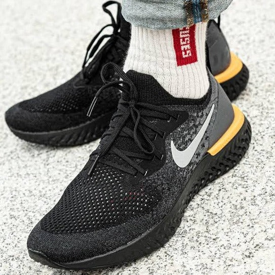 Epic React Black Shoes - Timecraze