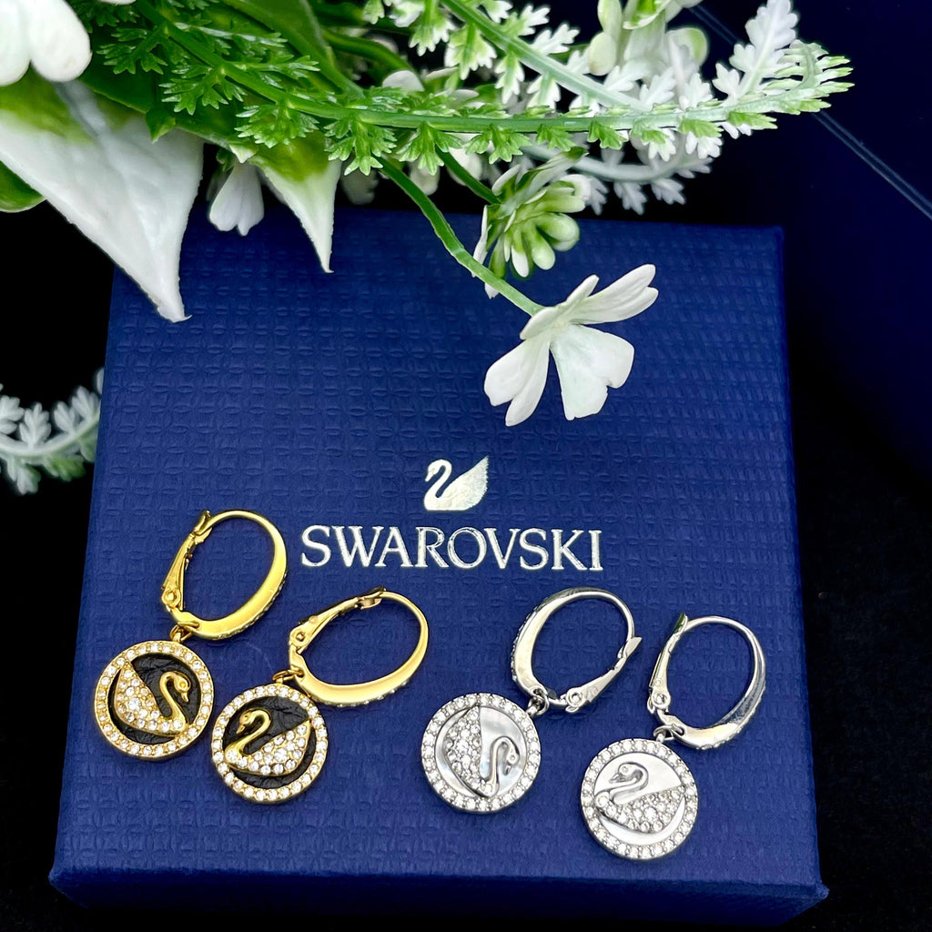 Amazing Iconic Swan Drop Earrings - Timecraze