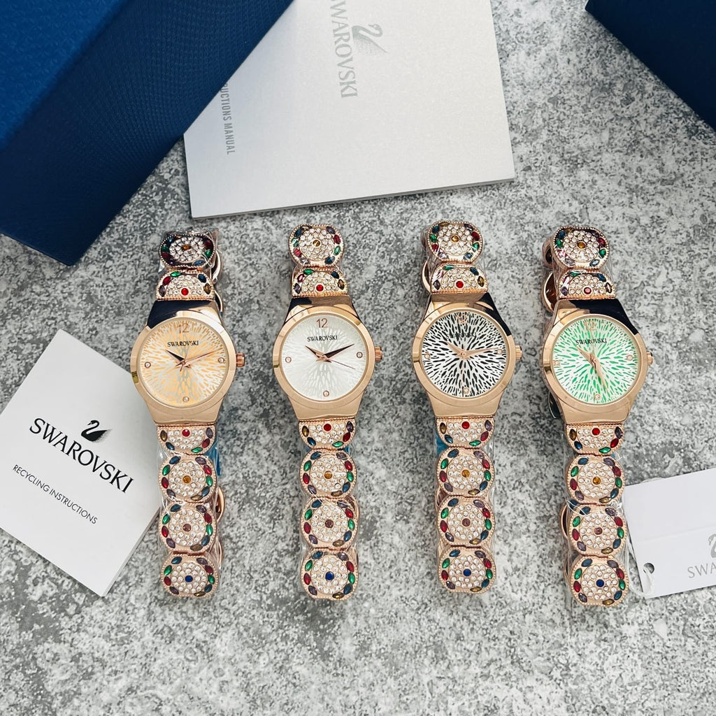 Swrwski premium gleaming watch - Timecraze