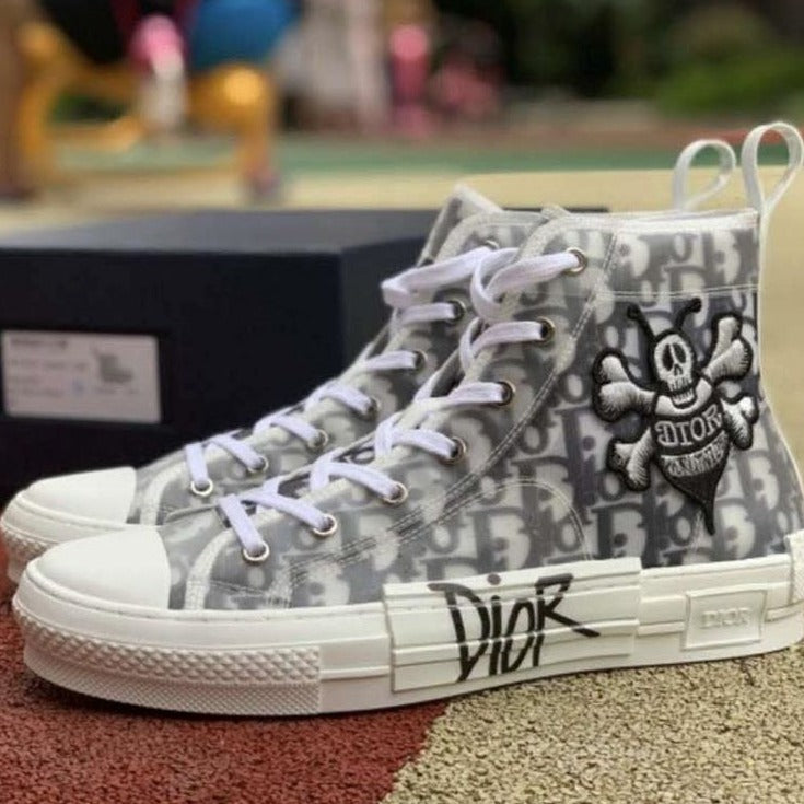 Shawn Studd Royal Mid  sneaker Shoes - Timecraze