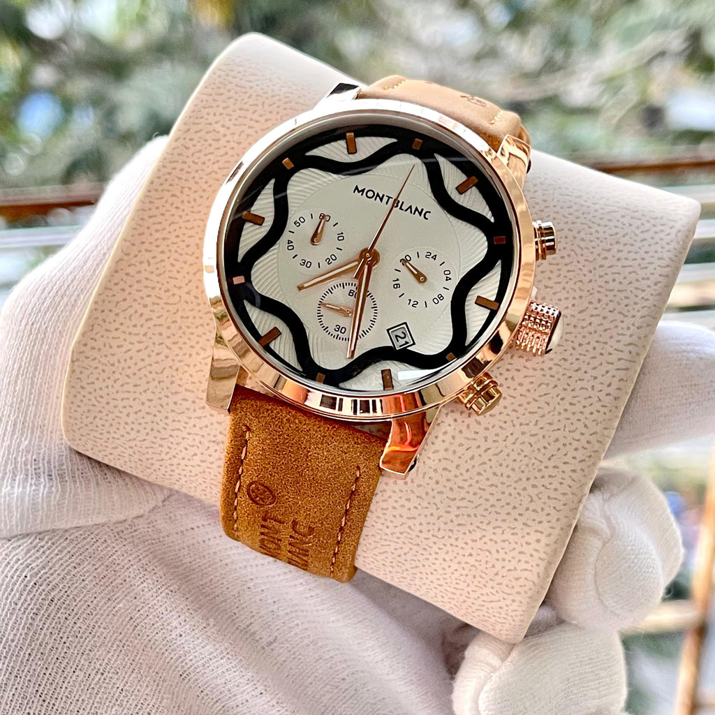 Mb Rosegold Brown Premium watch - Timecraze