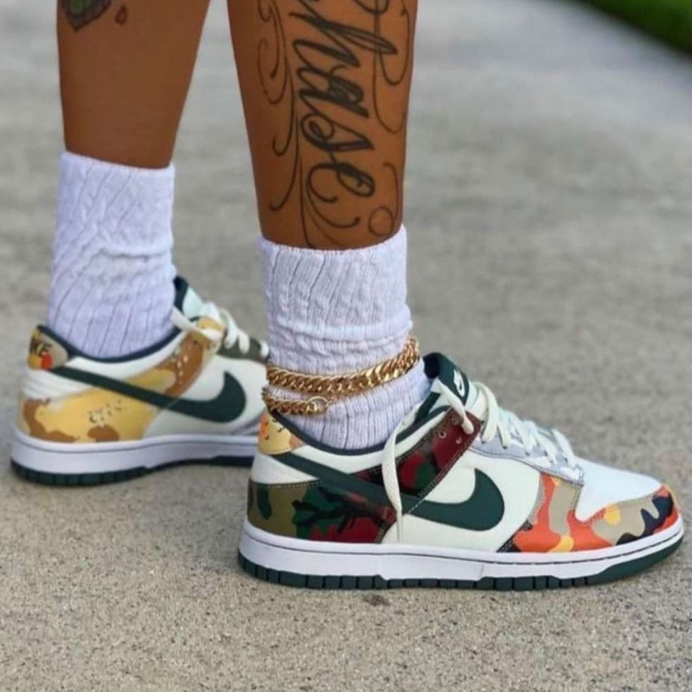 Nk Sb Dunk Multi Camo shoes - Timecraze