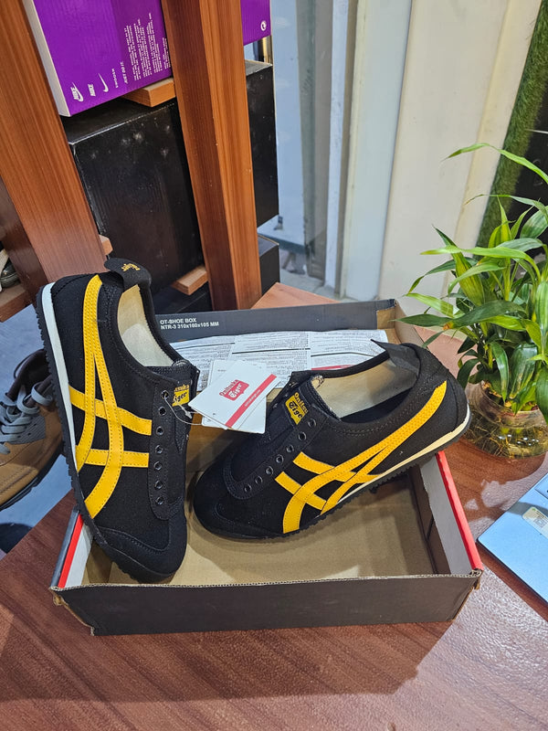 Tiger premium yellow slipon shoes - Timecraze