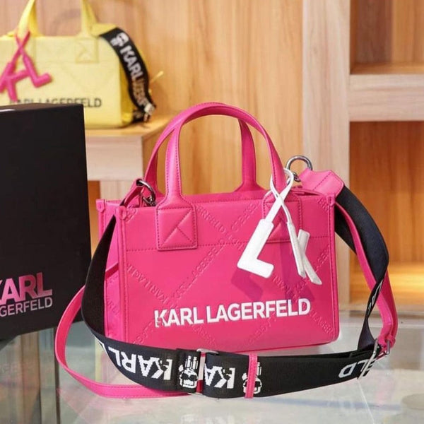 Lagerfeld Embossed Medium Bag - Timecraze