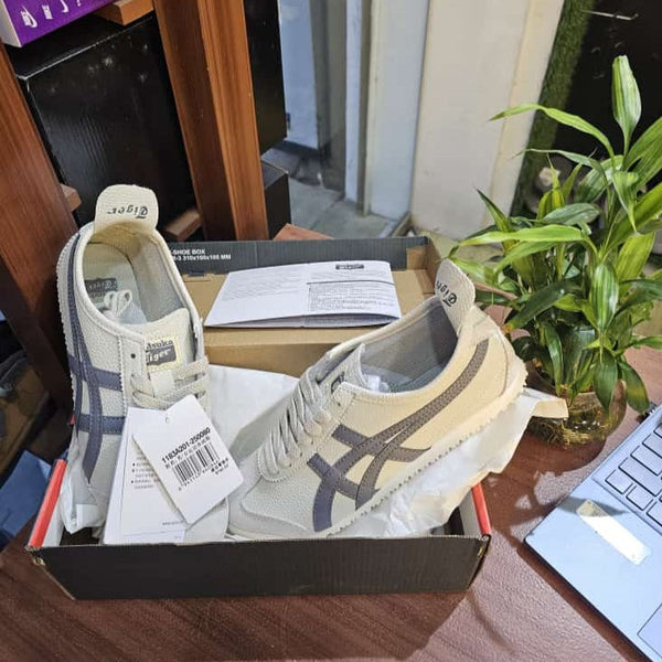 Tiger White Grey Heavy Shoes - Timecraze