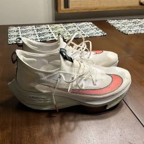 Nk Alphafly 1 white shoes - Timecraze