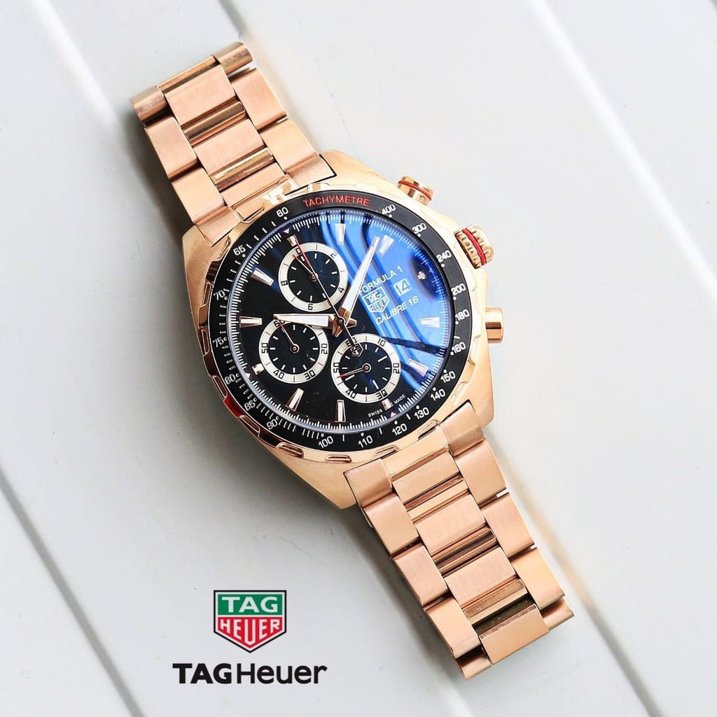 Amazing Carrera royal rose gold watch - Timecraze