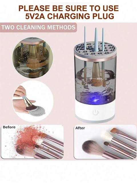 USB Make Up Brush Electric Cleaner Dryer - Timecraze