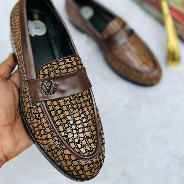 Amazing Premium Croco Boys Loafers Shoes - Timecraze