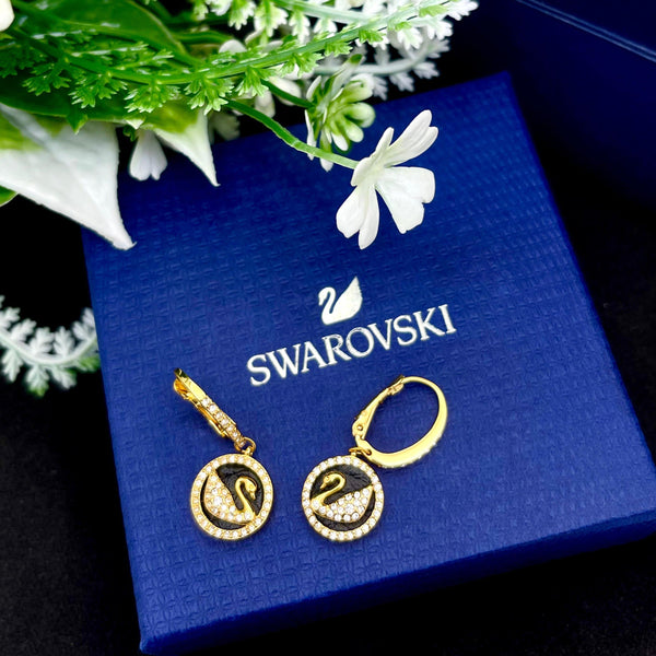 Amazing Iconic Swan Drop Earrings - Timecraze