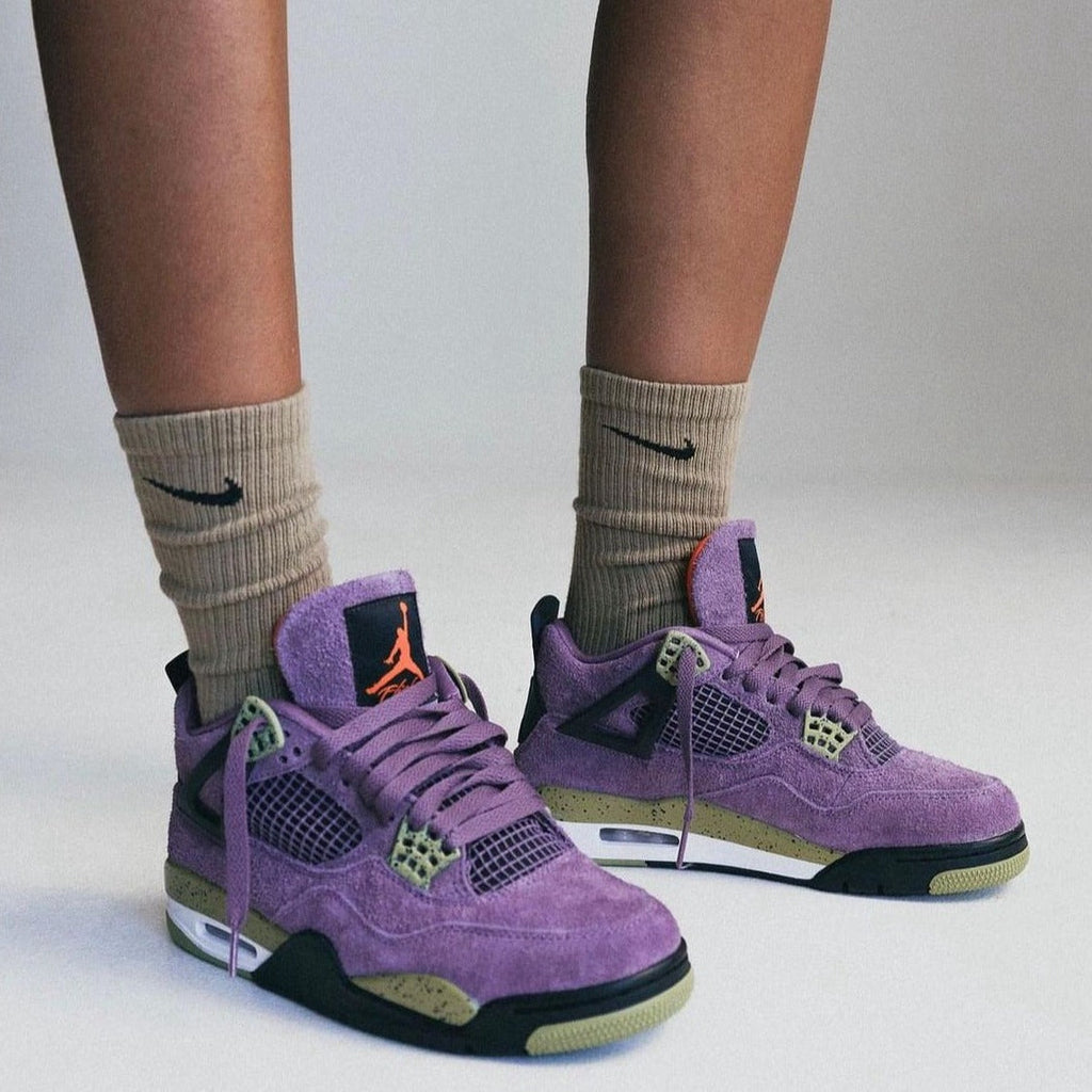 Jrdn 4 Conyon Purple Shoes - Timecraze