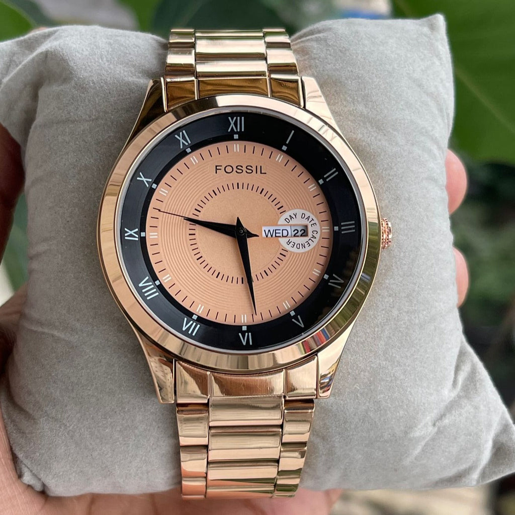 Amazing Day & Date Stainless Steel classy watch - Timecraze