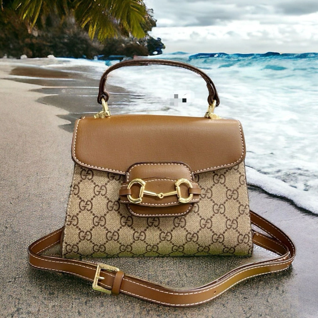 Amazing gc HorseBit press lock leather bag - Timecraze