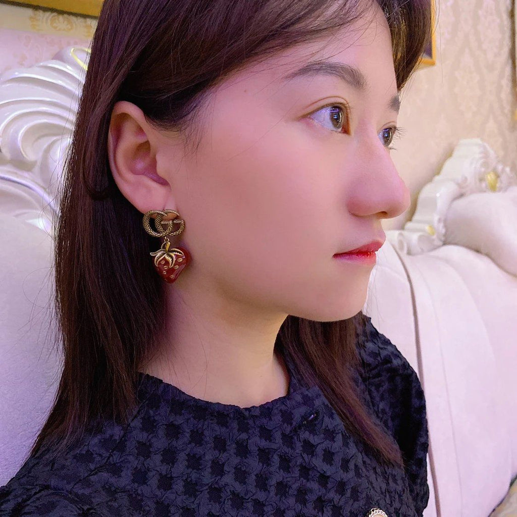 Gc Double Gg Initial Drop Earings - Timecraze