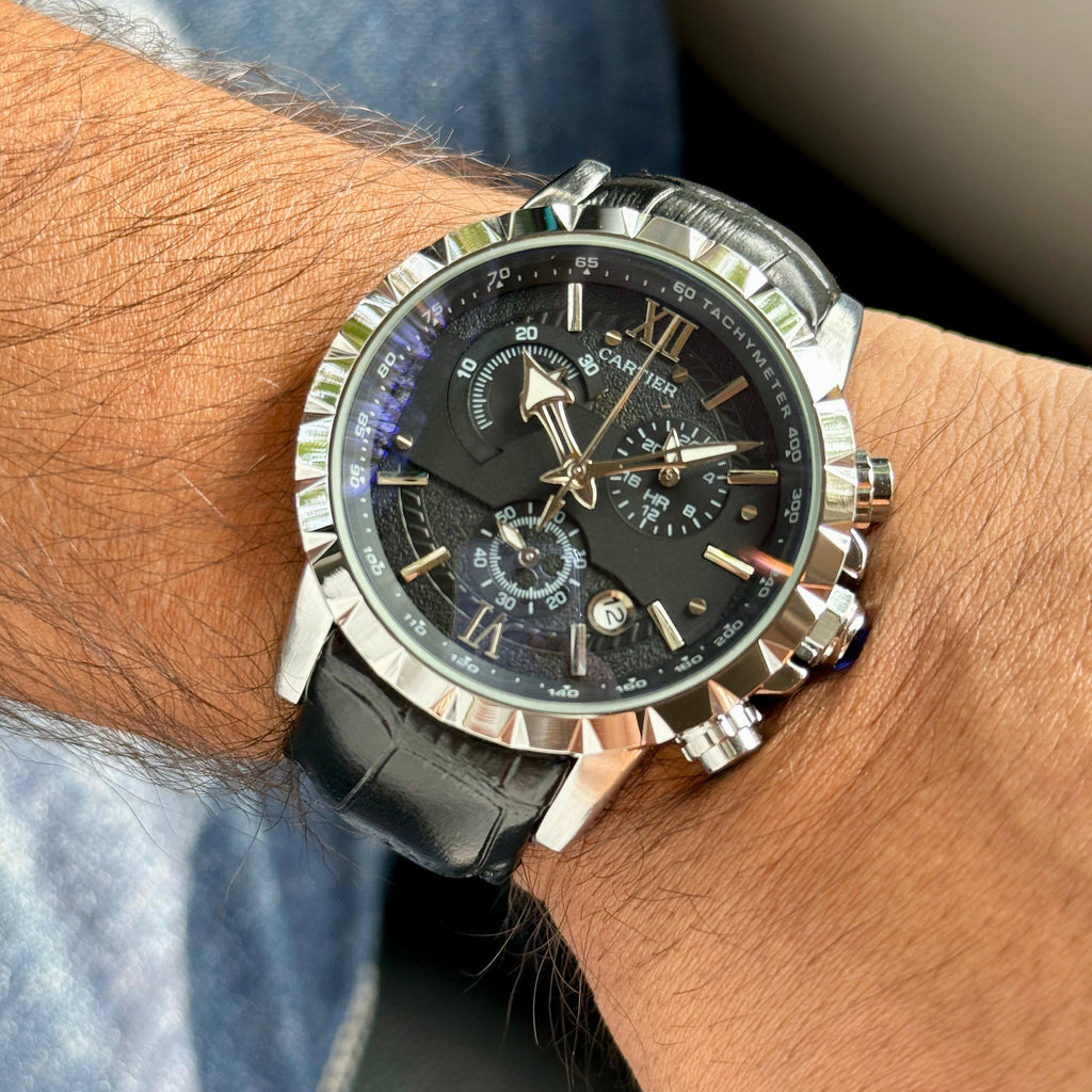 Ctr Premium Cartier Textured watch - Timecraze