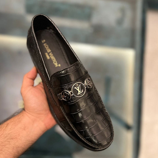 Lv premium Croco loafers shoes - Timecraze