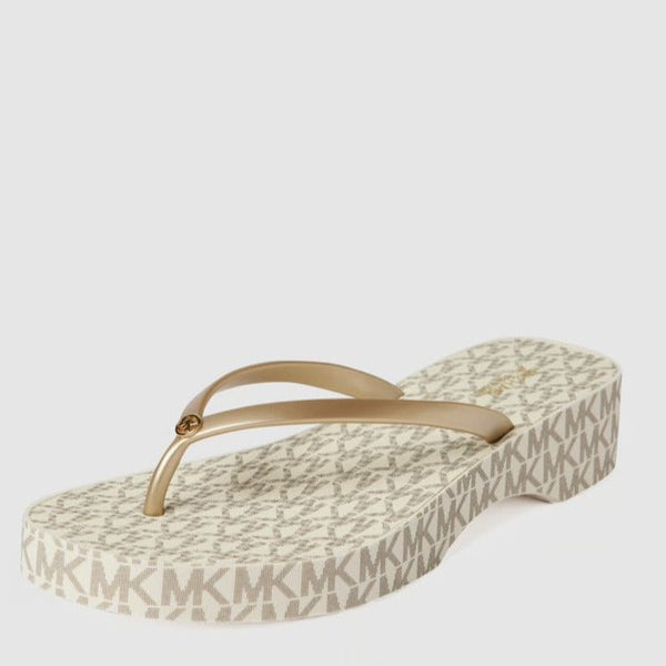 Mk Platform Flip Flops - Timecraze